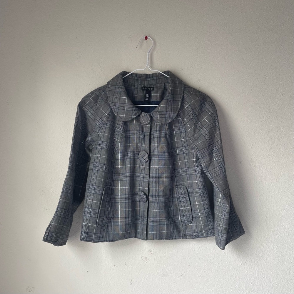 Plaid Gray Jacket